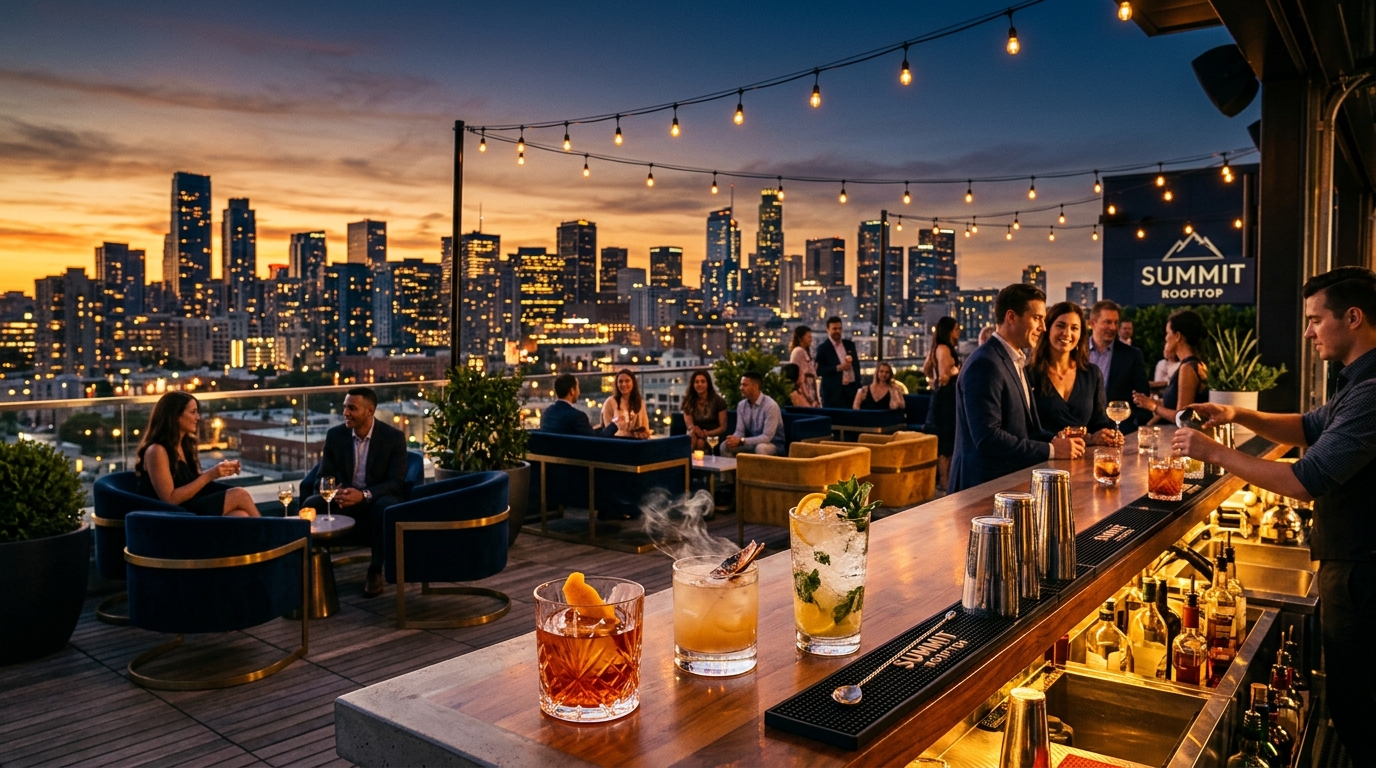 Rooftop Bar — Gastronomia, Bar