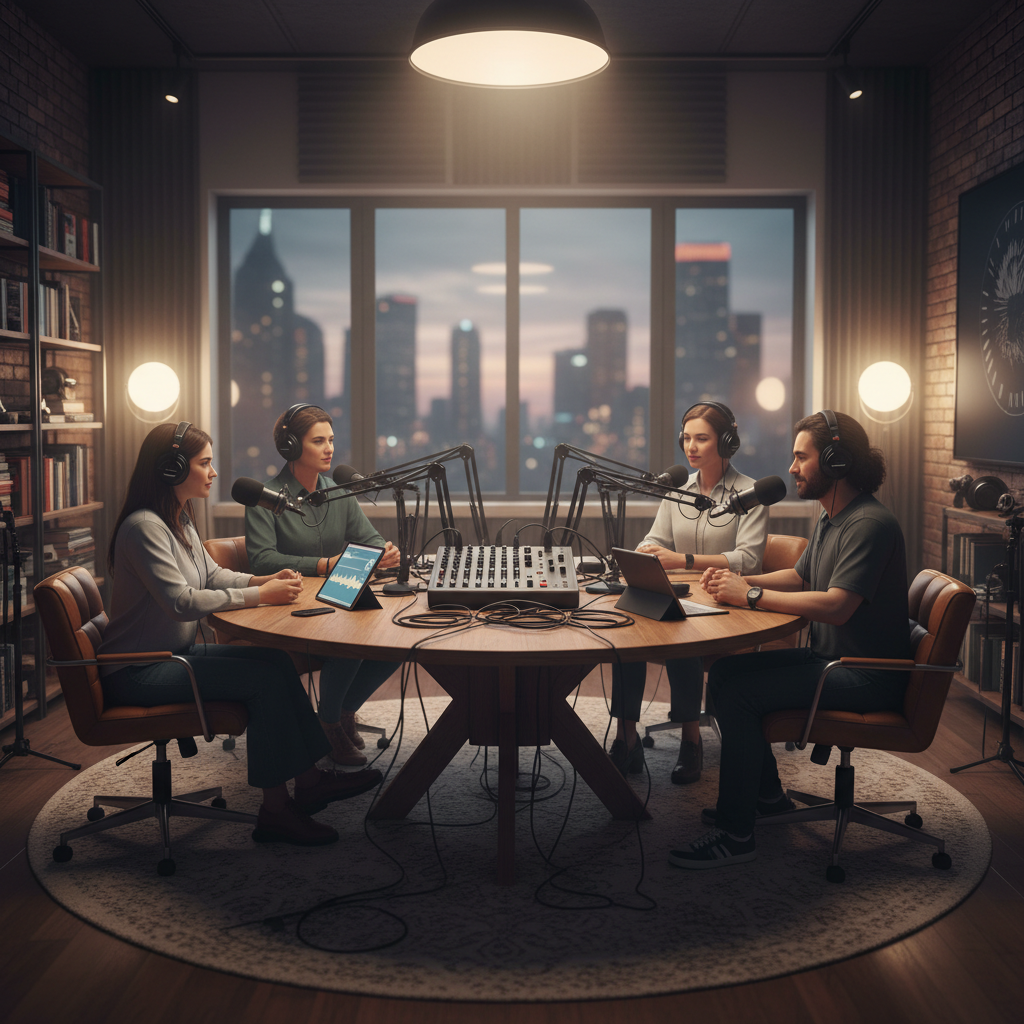 Podcast Studio — Flagowy projekt