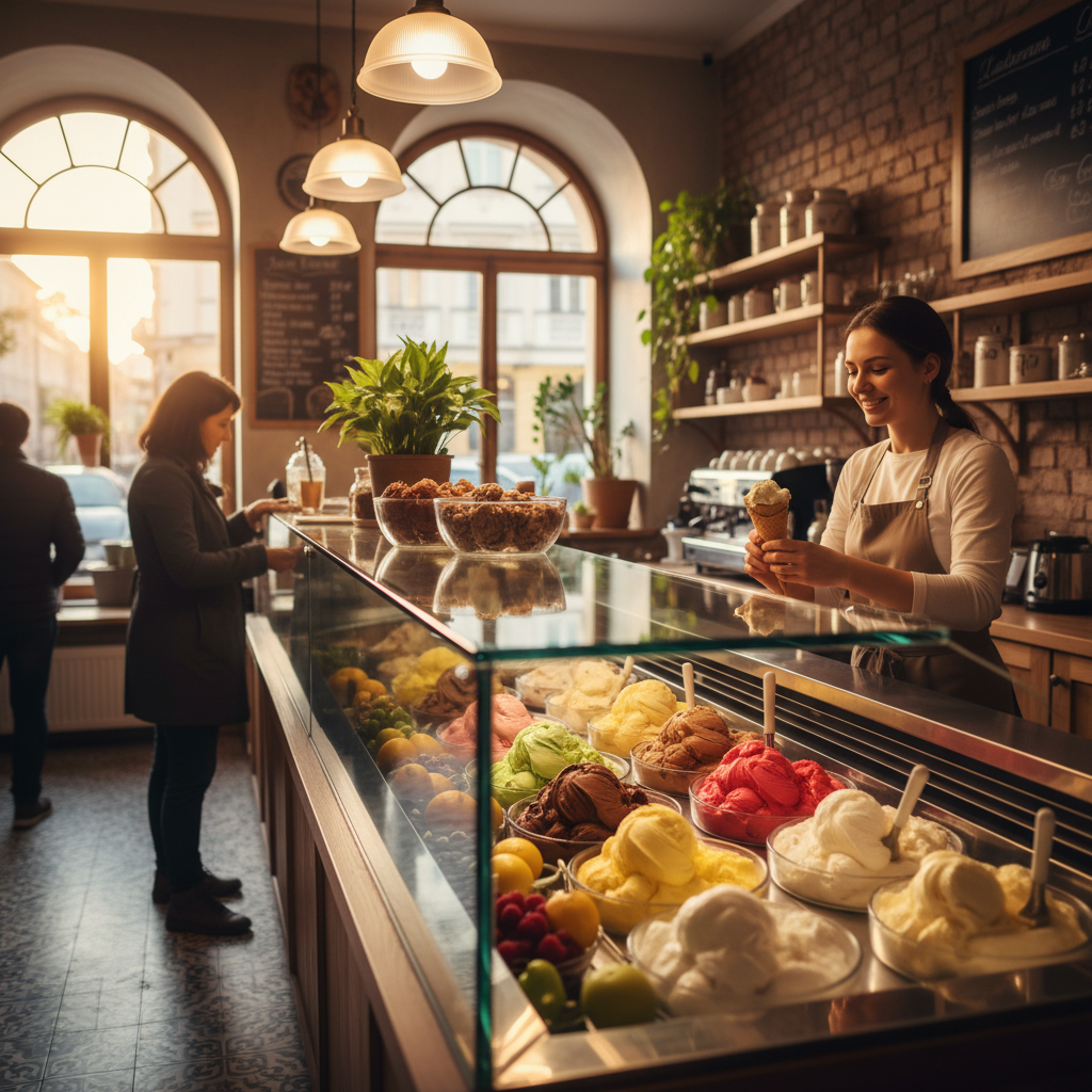 Ice Cream Parlor — Zakończony projekt